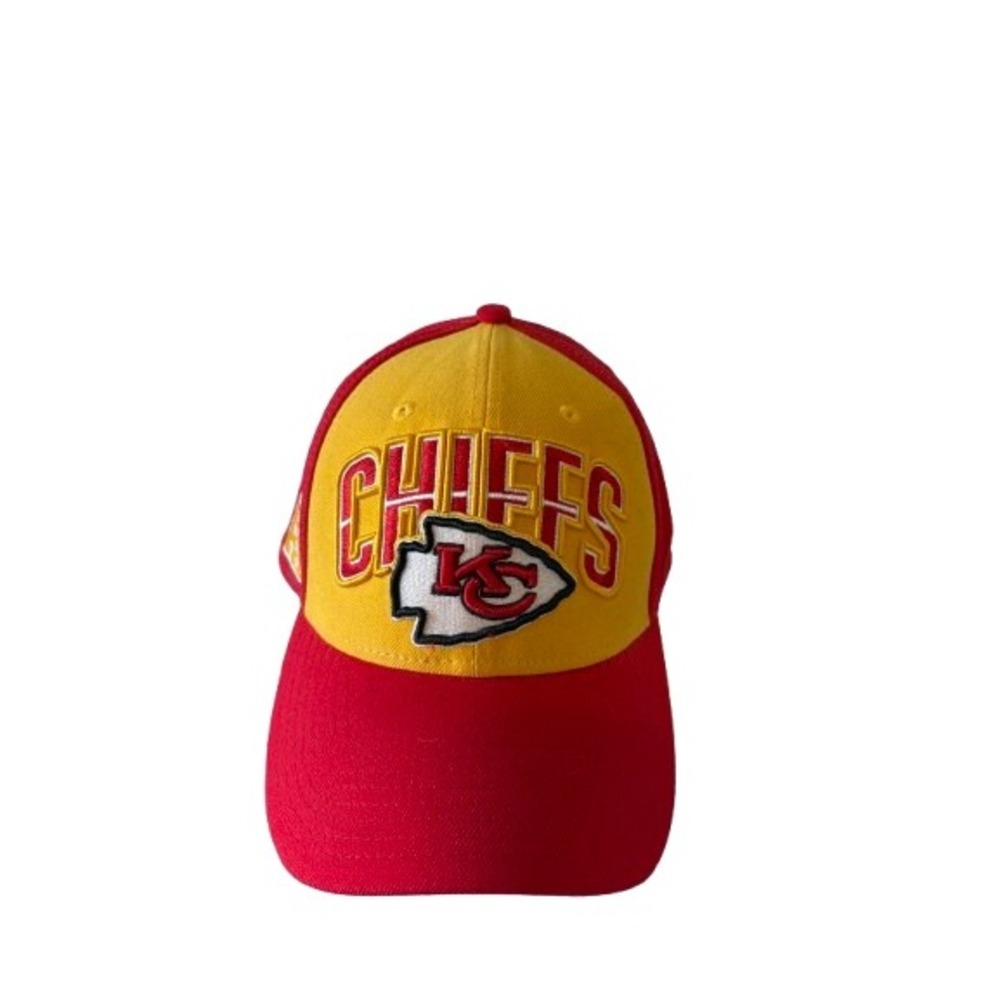 New Era Kansas City Chiefs 39THIRTY Hat Red Yellow Small-Medium NFL Cap